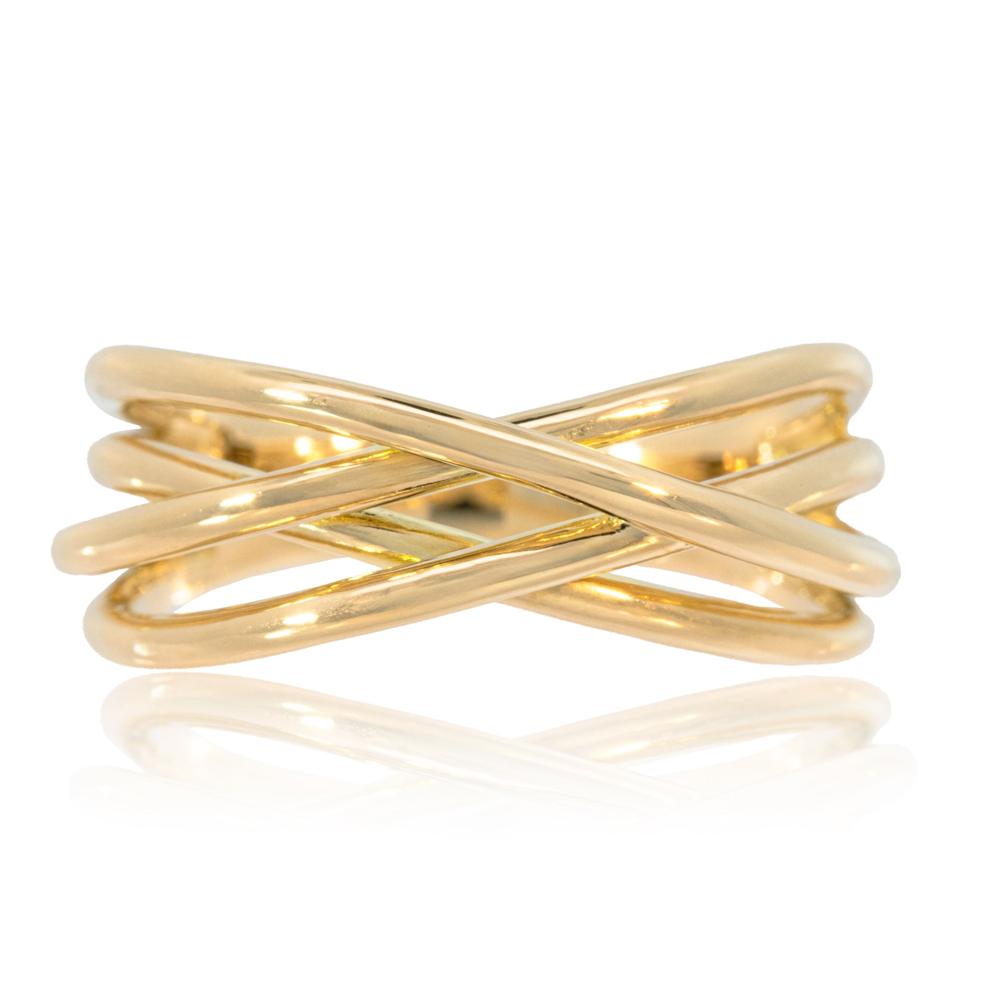 K18/Pt「ストラート」リング｜【オレフィーチェ】Orefice