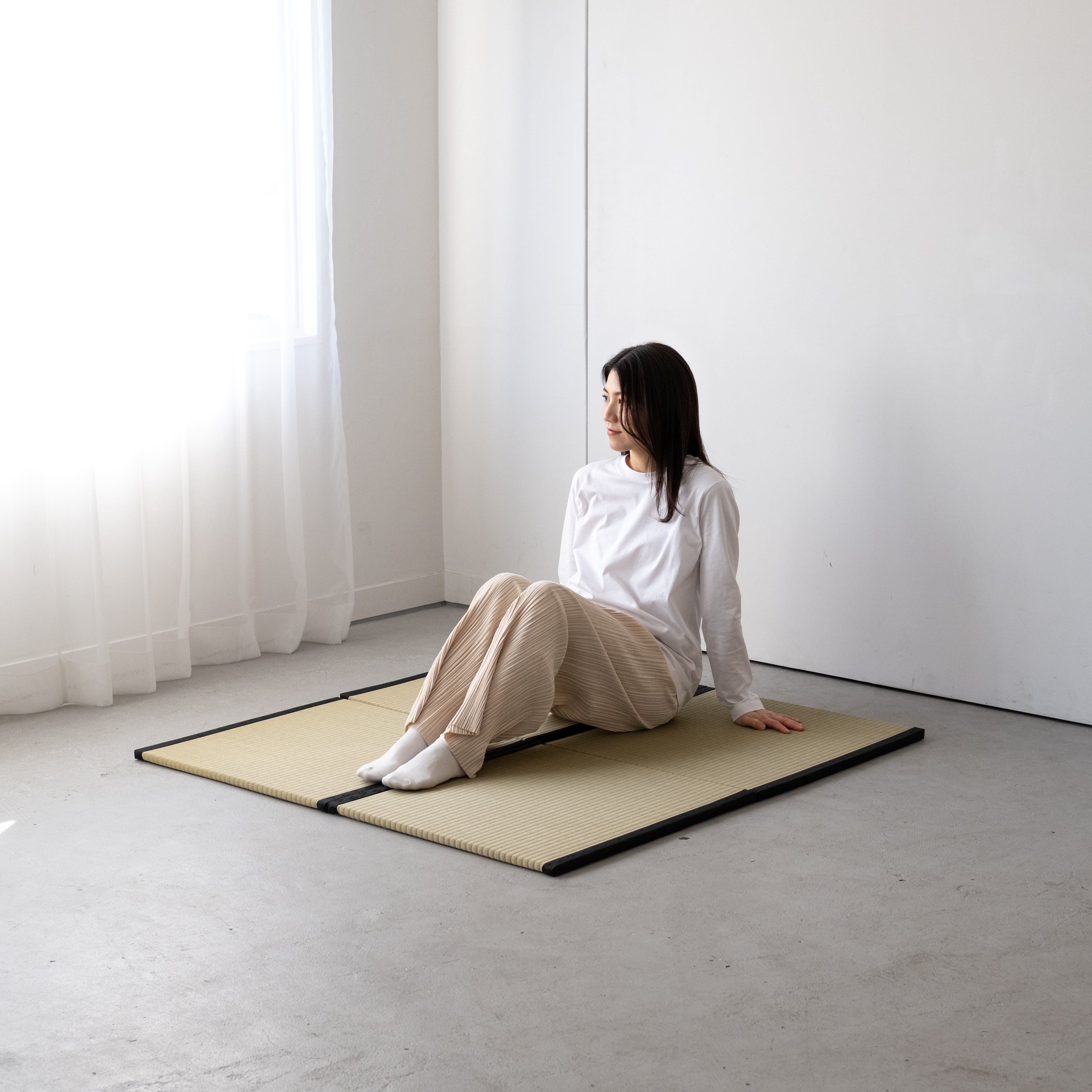 大島屋｜八重匠 無染土 い草八層畳 (ブラック) 職人仕立ての高級畳