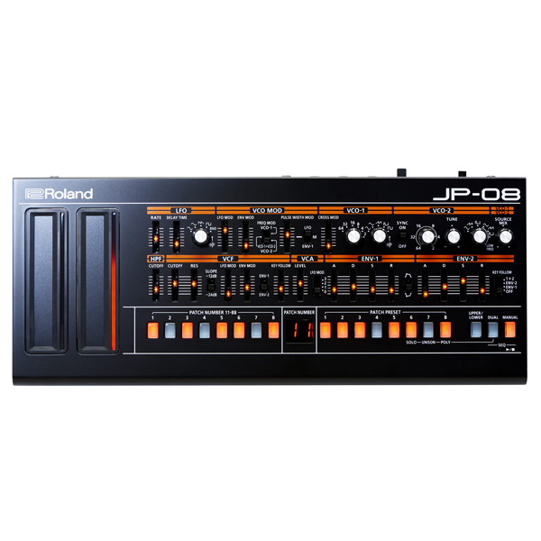 あの伝説が再び！機能充実のJP-08がROLANDから誕生いたしました！
