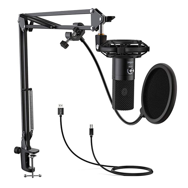 中古美品】FIFINE/USBコンデンサーマイクセット/T669 -DJ機材アナログ