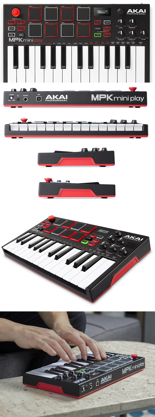 電源ONで即プレイ！AKAIのMIDIコントローラーMPK Mini Play☆ProTools