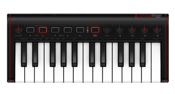 IK MultimediaのMIDIキーボード、iRig Keys 2 Miniのご紹介です。