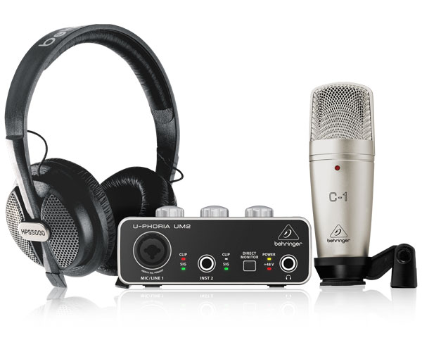 BEHRINGERのお得なレコーディングセットです！