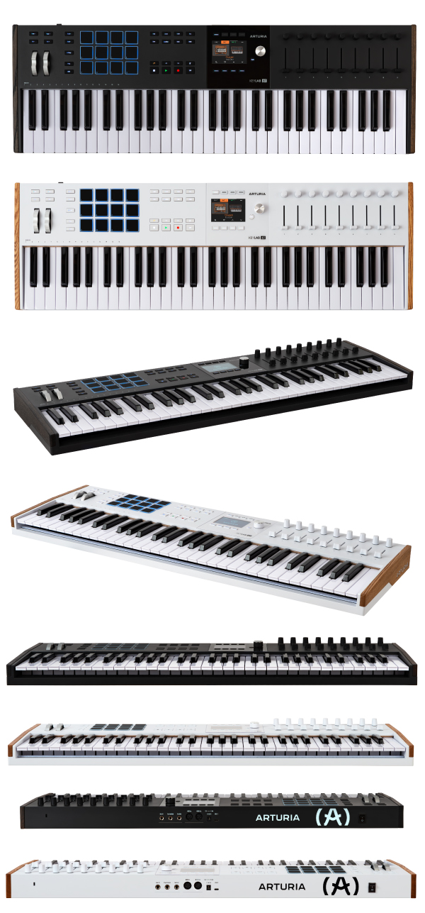 ARTURIAの超定番のMIDIコントローラーシリーズ「KEYLAB」に新たな風を