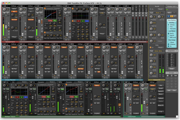 RMEのプロユース最上級のオーディオインターフェイスUCXをご紹介いたし