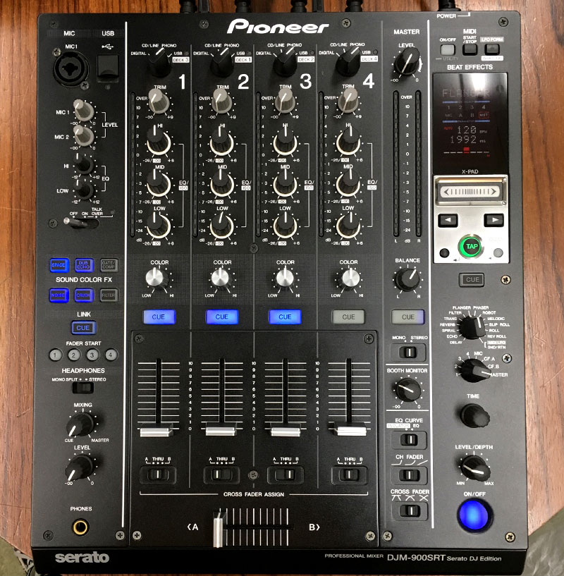 中古美品】Pioneer DJ/DJミキサー/DJM-900SRT☆SeratoDJ Pro対応！拡張