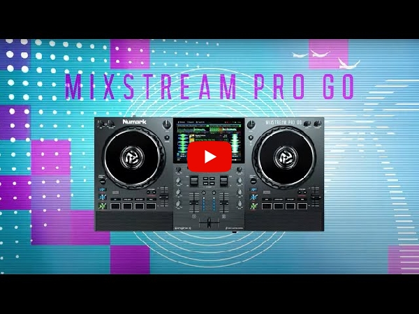 Numark Mixstream Pro Go│バッテリー＆スピーカー内蔵！USBメモリ・SD