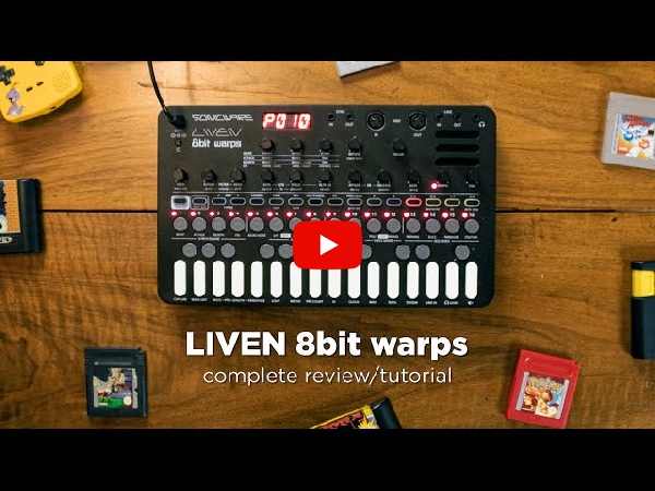 SONICWARE LIVEN 8bit warps All Black Limited Edition