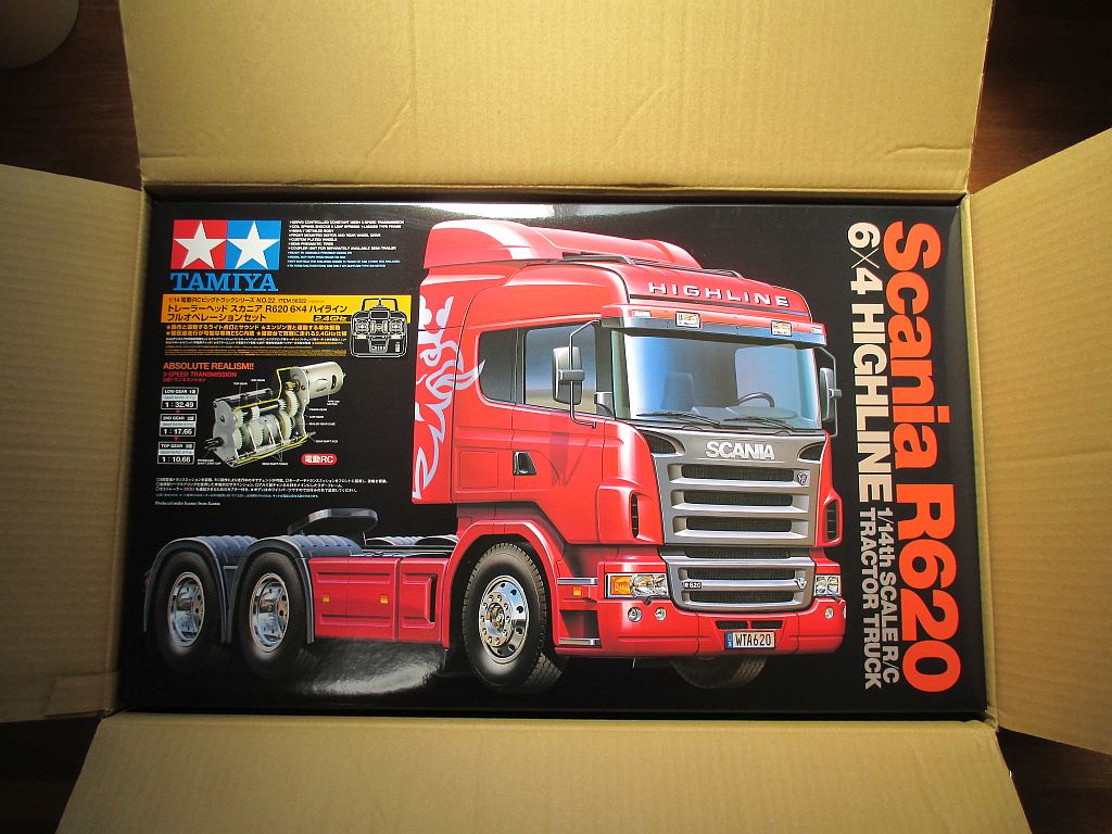 RCトラック(スカニア R620)の組み立て・・まず準備 – 趣味の部屋