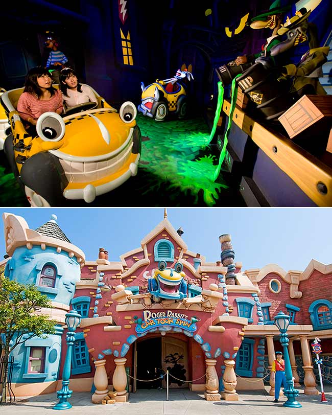 ロジャーラビットのカートゥーンスピンの攻略・口コミも｜東京