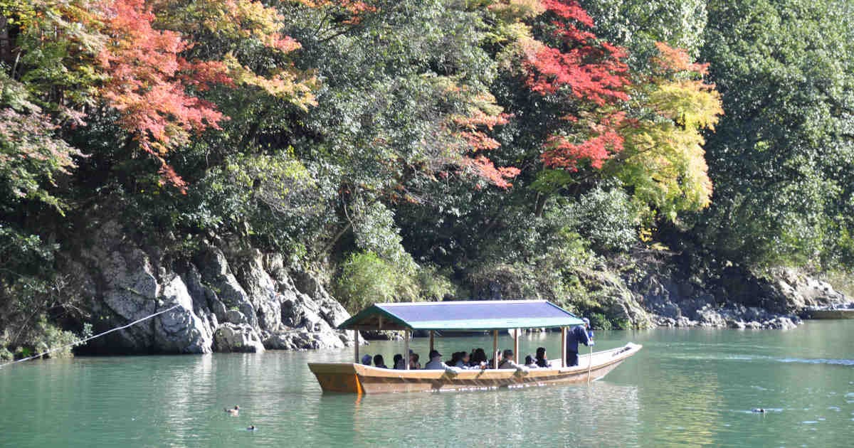 嵐山遊覧船（嵐山屋形船・あらしやまゆうらんせん）の見どころ、口コミ