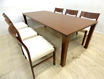 カンディハウス（CONDE HOUSE）レジェーロ ダイニング7点セット買取｜L