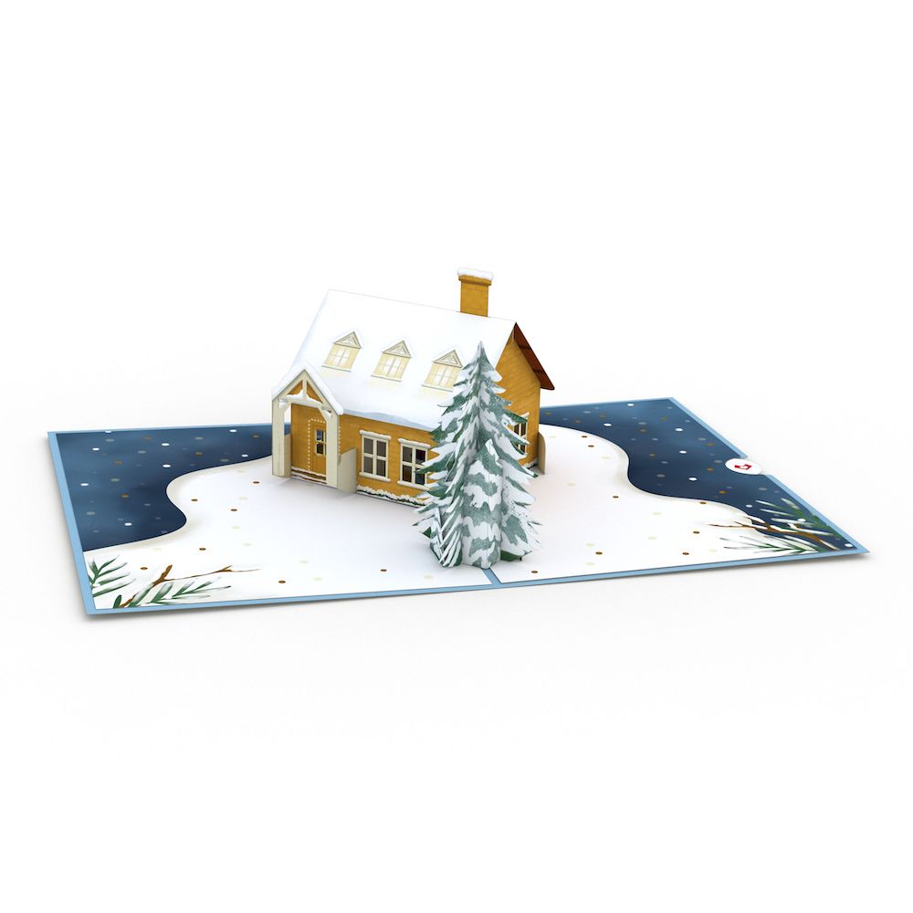 Happy Holidays House Pop-Up Card – Lovepop