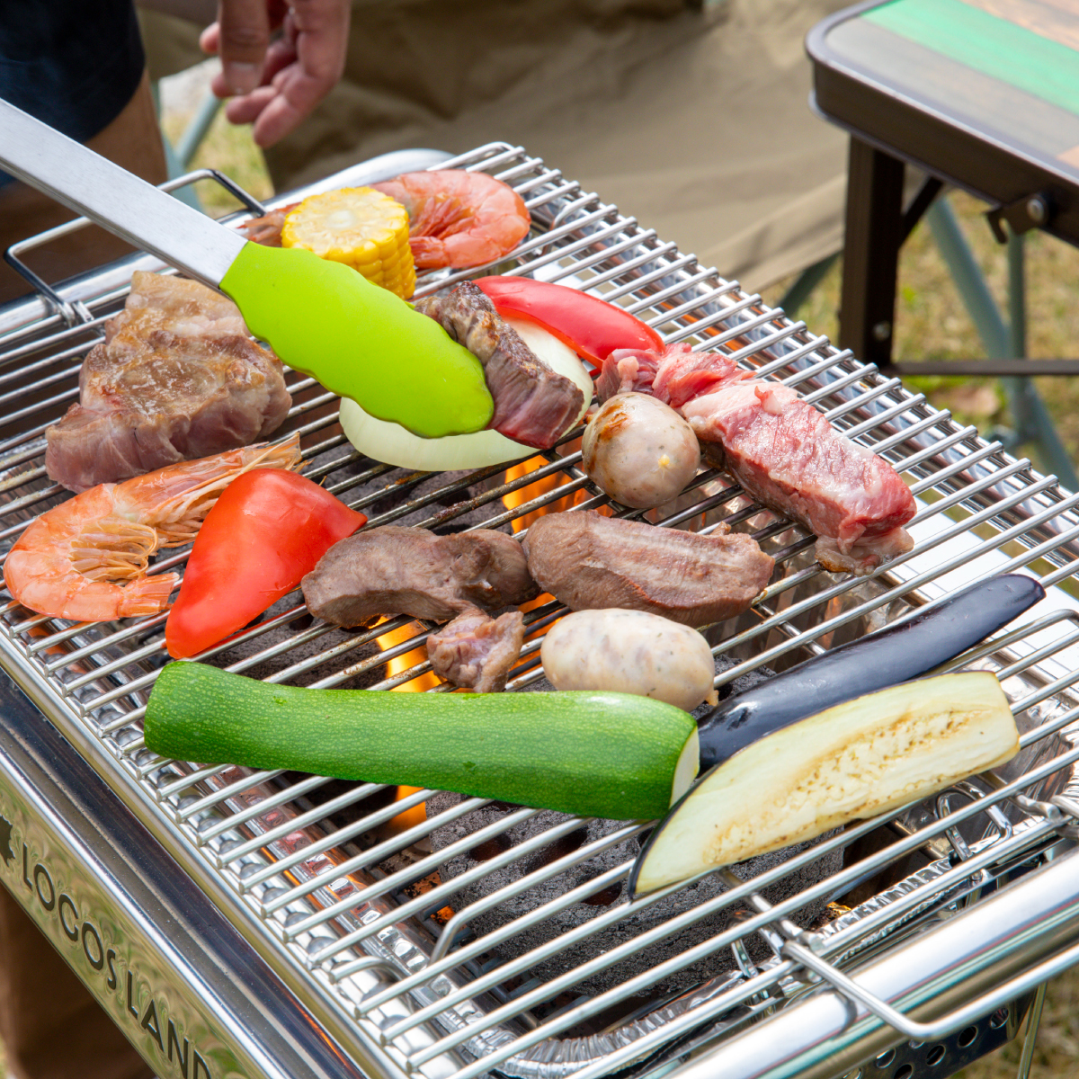 極太ステンレス焼網 M|ギア|グリル・たき火・キャンドル|炭・アルミ等