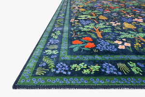 JAD-02 RP WILDWOOD GARDEN NAVY | Loloi Rugs