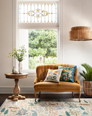 MEN-02 Menagerie Forest CREAM | Loloi Rugs