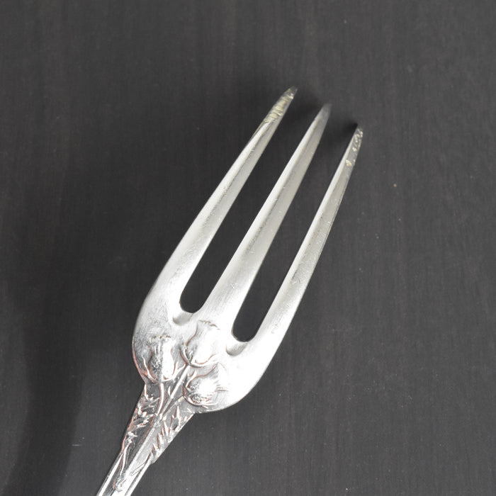 アンティークフォーク 銀メッキ Boulenger Chardons (アザミ） — Loane