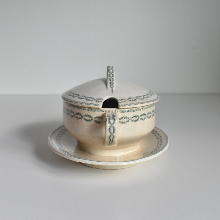 アンティークソーシエール 蓋付き サルグミンヌ Nobilis（ノビリス