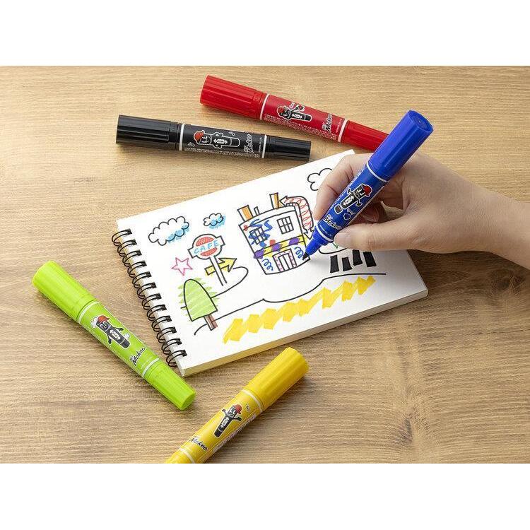 ハイマッキー 細太 油性 Hi!Mckee 8色セット: ステーショナリー