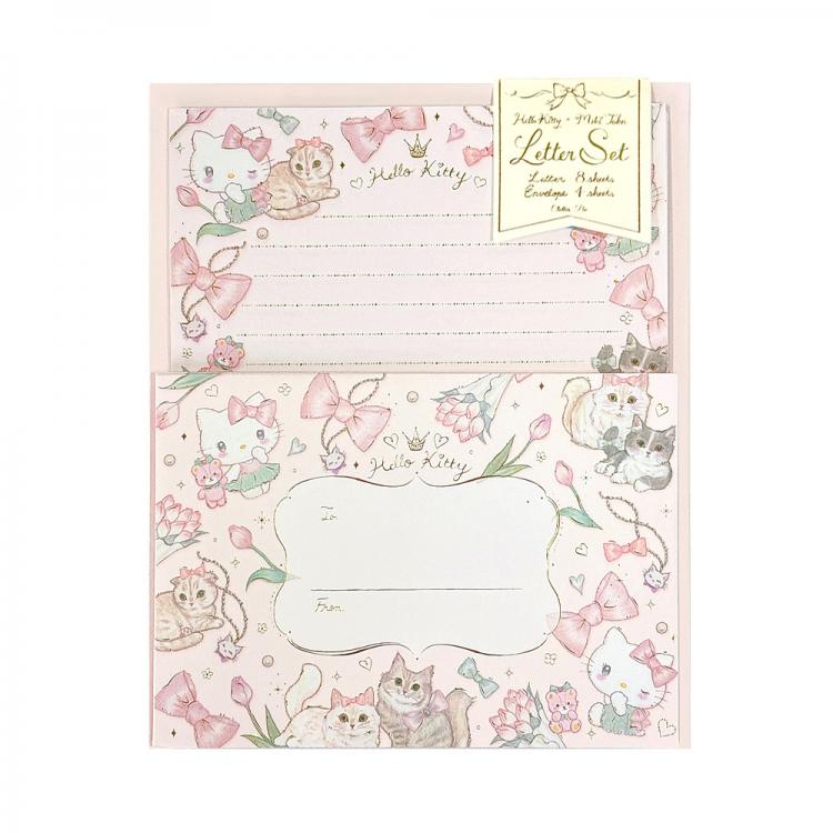 サンリオキャラクターズ×たけいみき レターセット ハローキティ