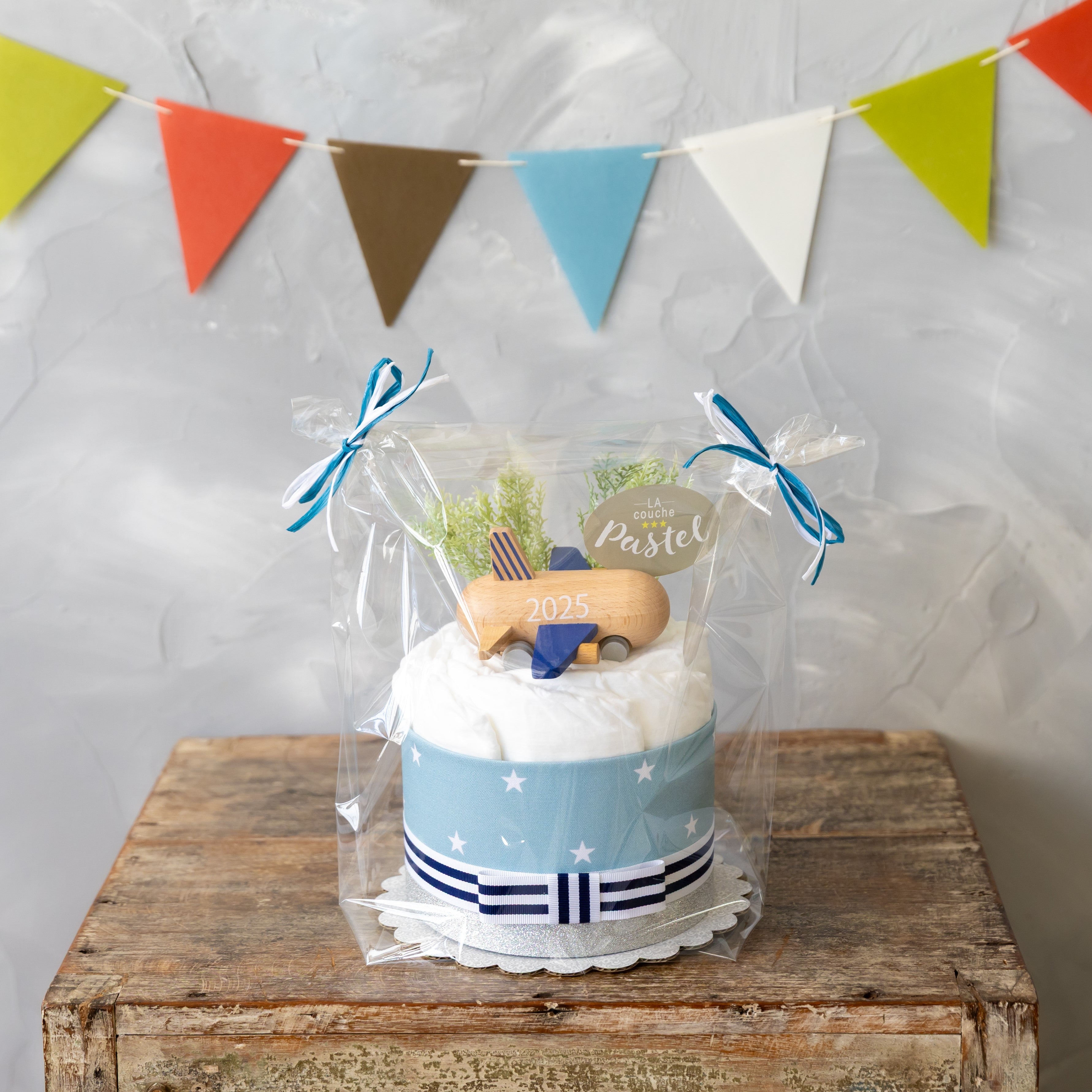 2025ロゴ入り「kiko+」のmini jet付オーガニックダイパーケーキ