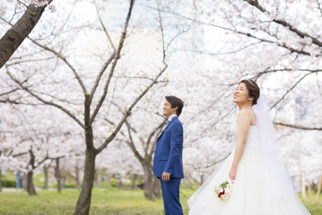 大阪城公園のフォトウェディング・前撮り｜ラヴィファクトリー