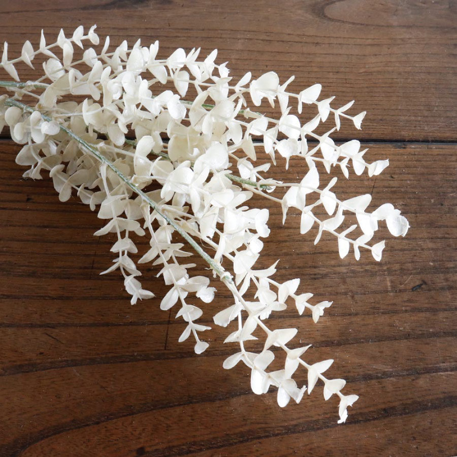 asca 】メタリックユーカリスプレー 造花 フェイクフラワー アーティ