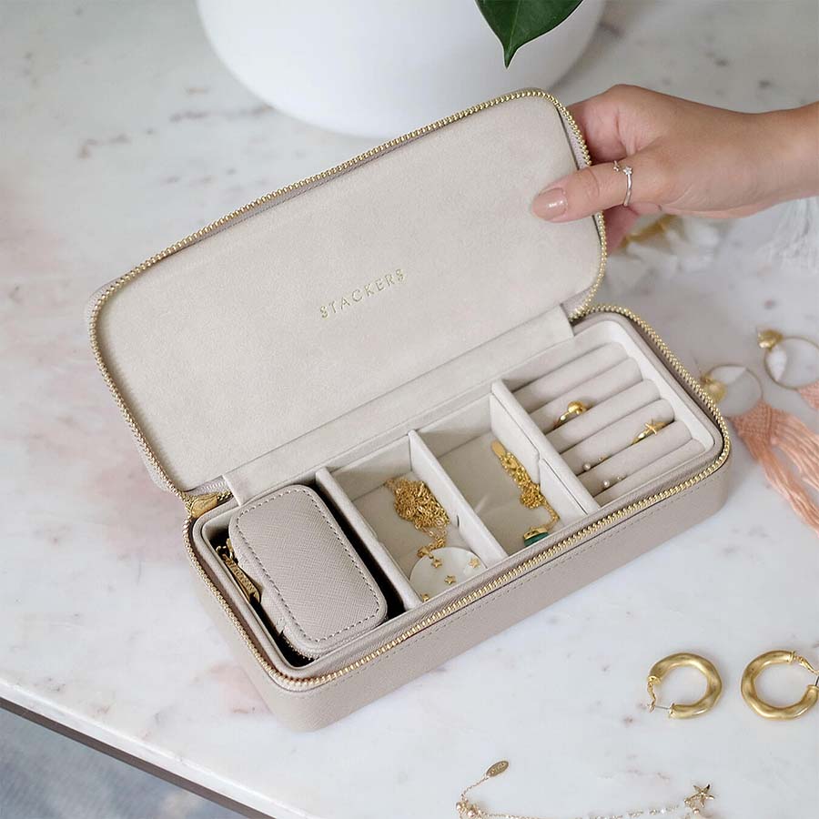 STACKERS】トラベル ジュエリーボックス S Travel S トープ グレージュ