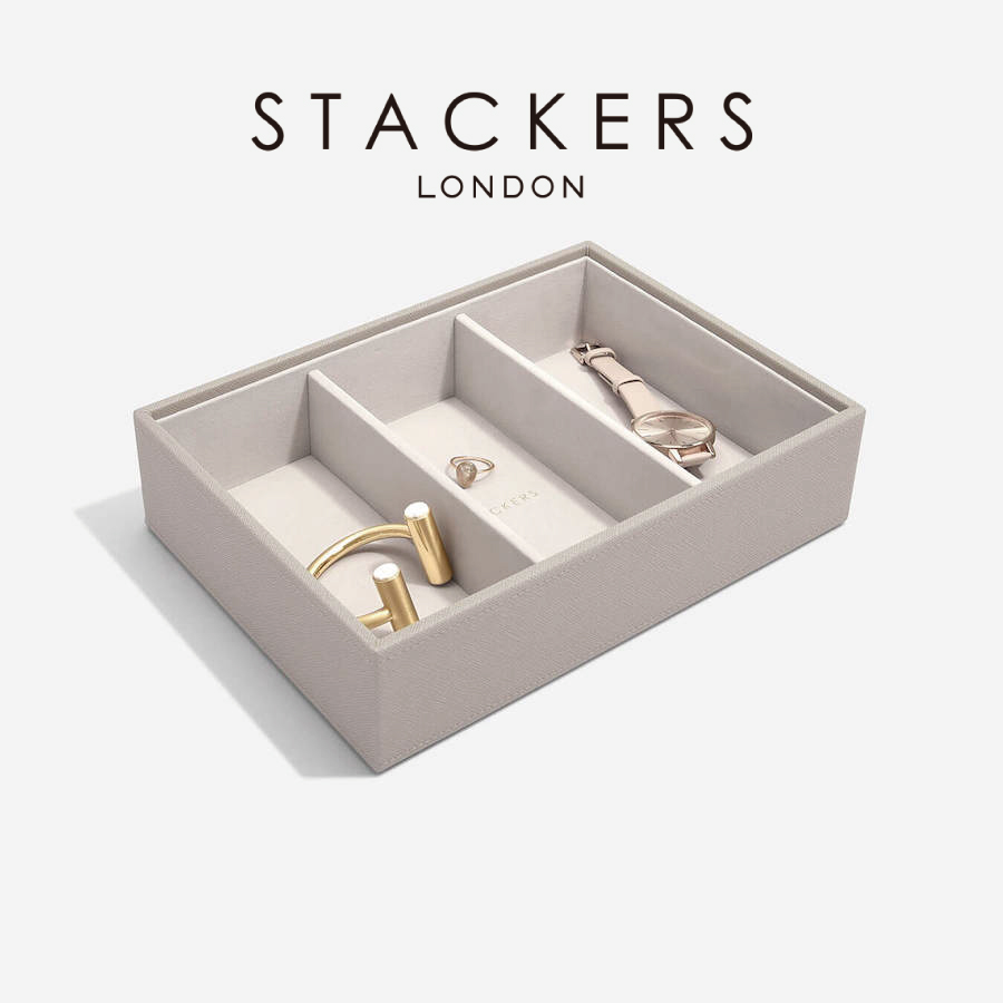 STACKERS】 クラシック ジュエリーボックス 3sec トープ グレージュ