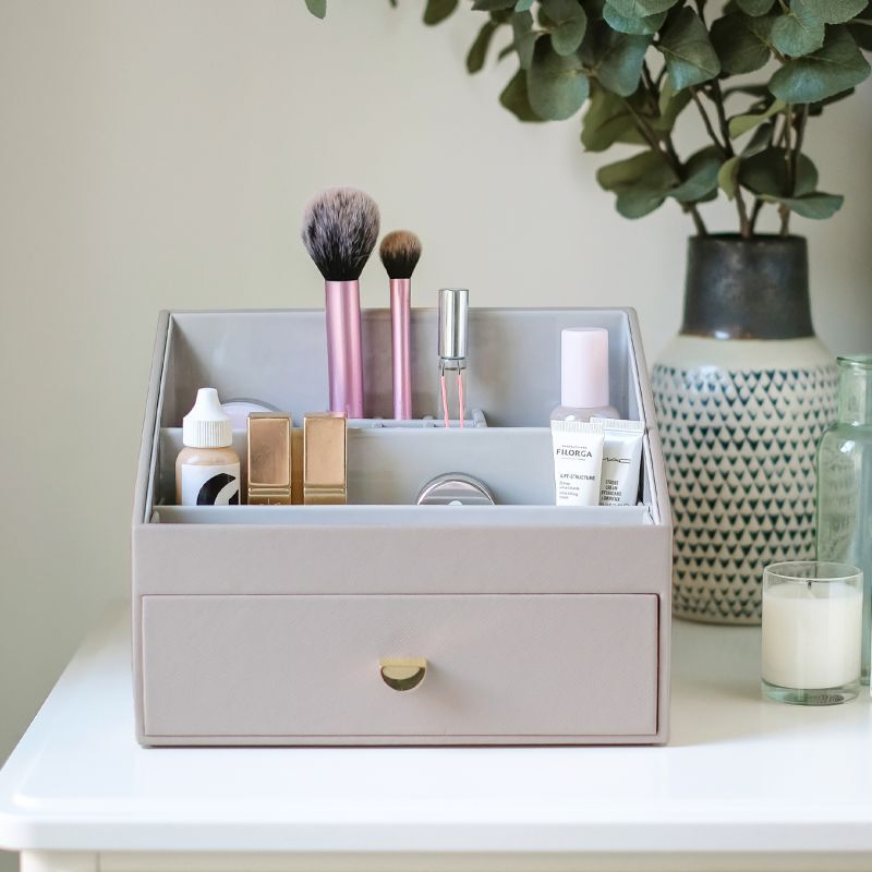 STACKERS】メイクアップ オーガナイザー クラシック トープ グレージュ