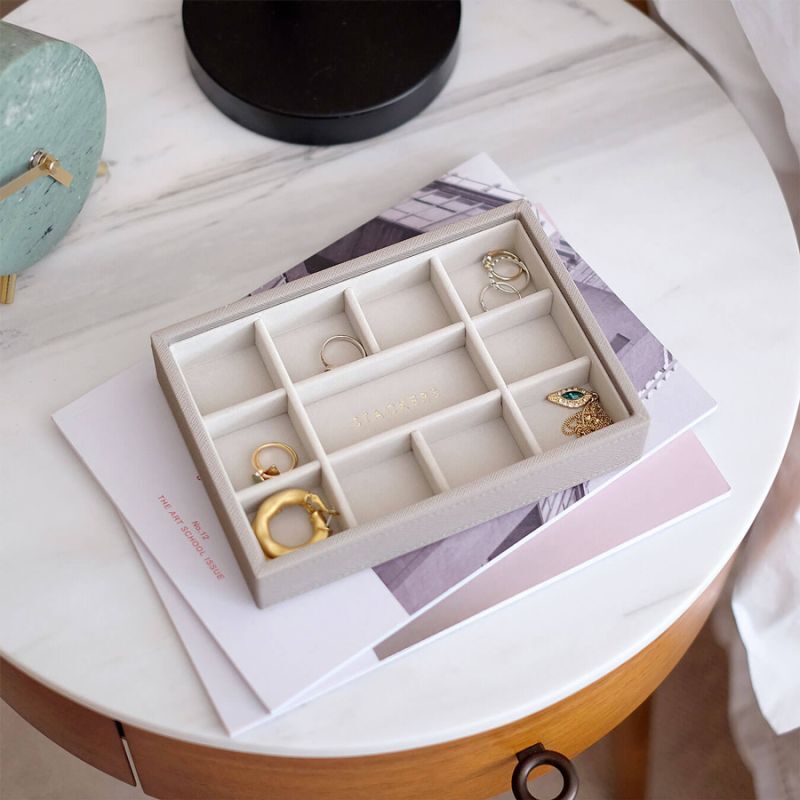 STACKERS】ミニ ジュエリーボックス 11sec 11個仕切り トープ