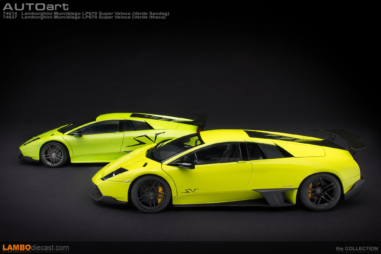 The 1/18 Lamborghini Murcielago LP670-4 SV from AUTOart, a review
