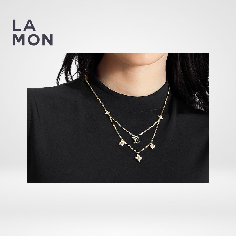 ルイ ヴィトン ネックレス LOUIS VUITTON M00981 LV Floragram