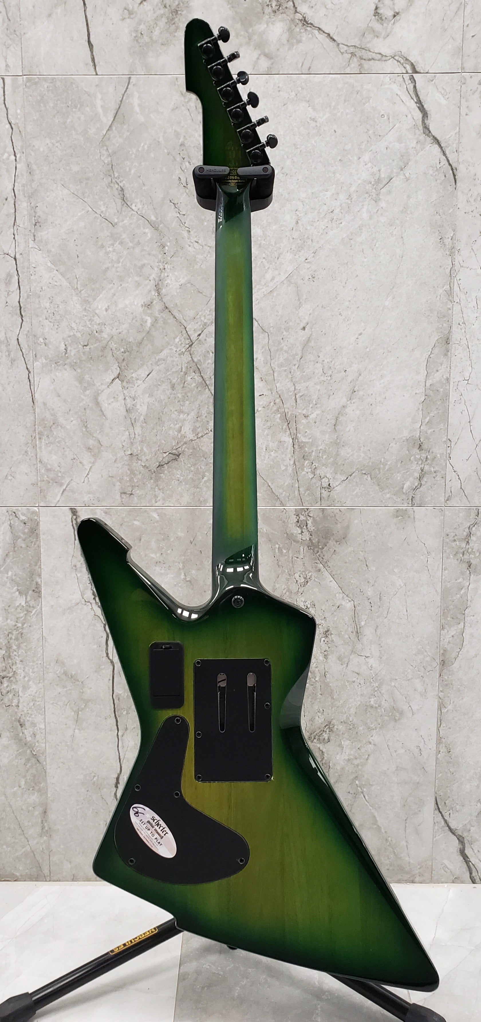 Schecter E-1 FR S Sustainiac Special Edition Green Burst 3255-SHC