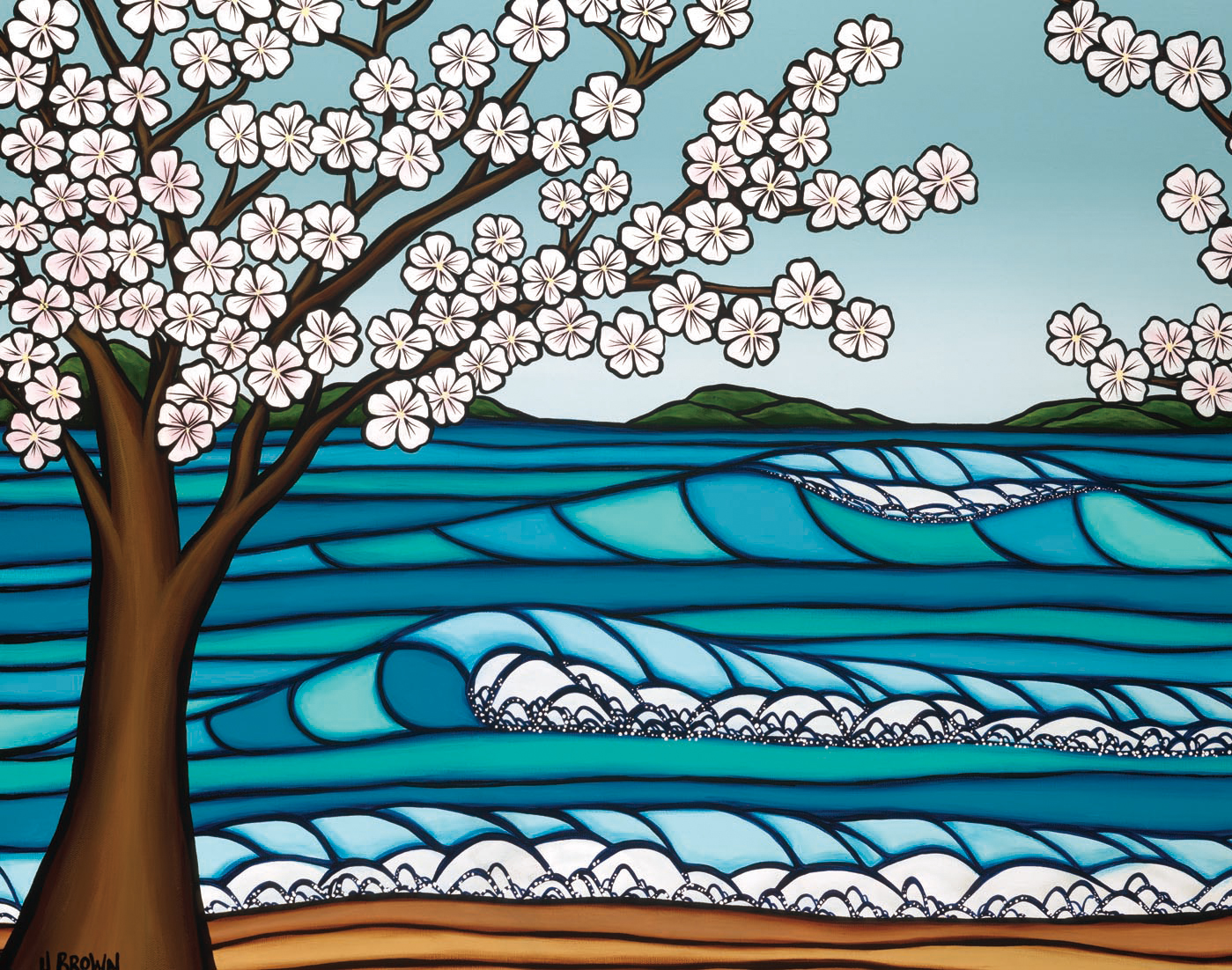 ハワイの画家ヘザー・ブラウン来日イベント『Heather Brown Gallery