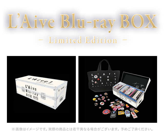 L'Arc～en～Ciel ライヴ映像18作品一挙Blu-ray化！