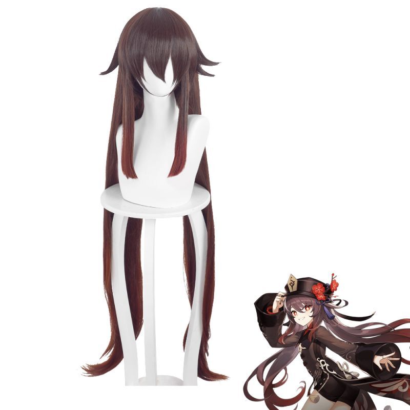 原神 Genshin げんしん 胡桃(フータオ) コスプレウィッグ ネット付き