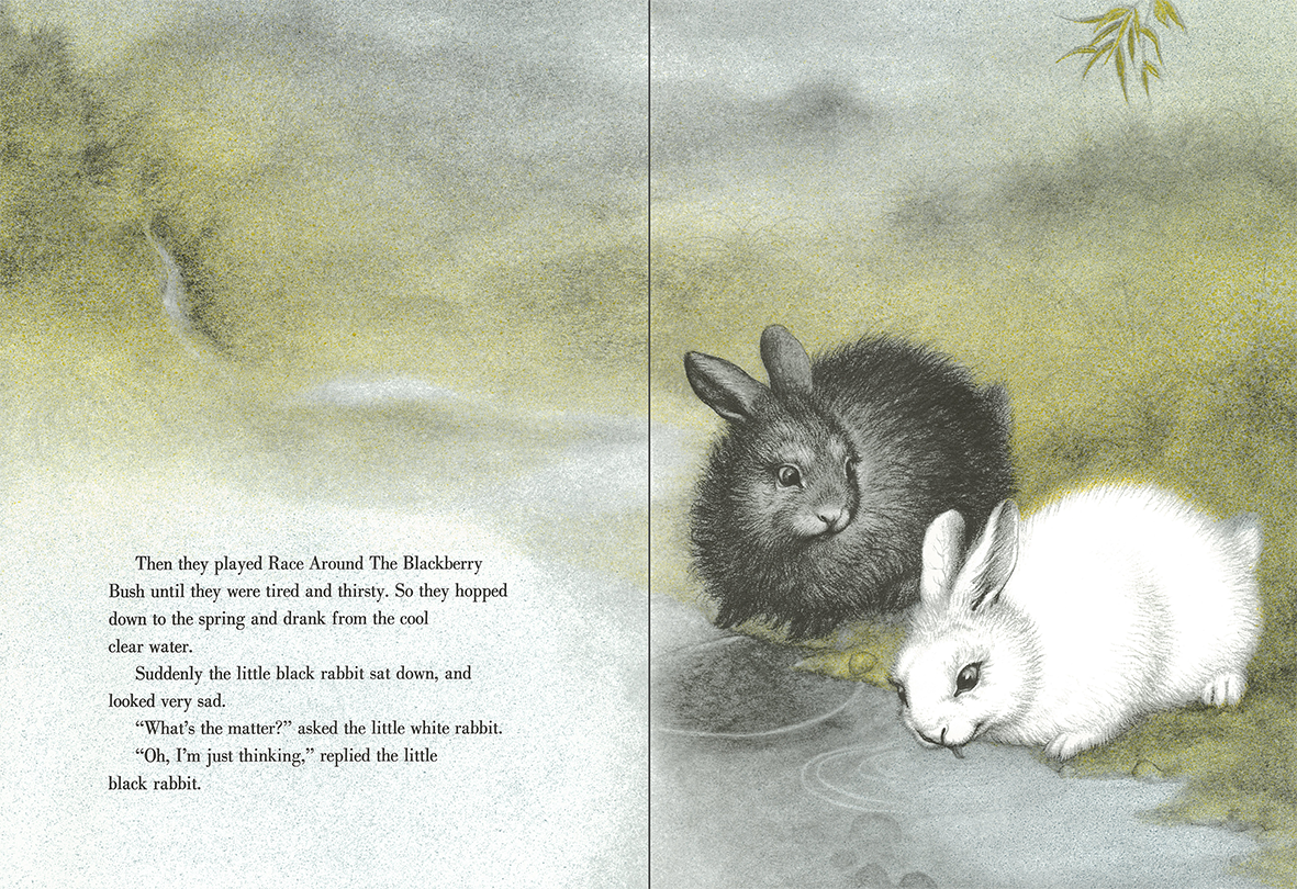 しろいうさぎとくろいうさぎ｜絵本一覧｜CDで聞く英語絵本のラボ出版