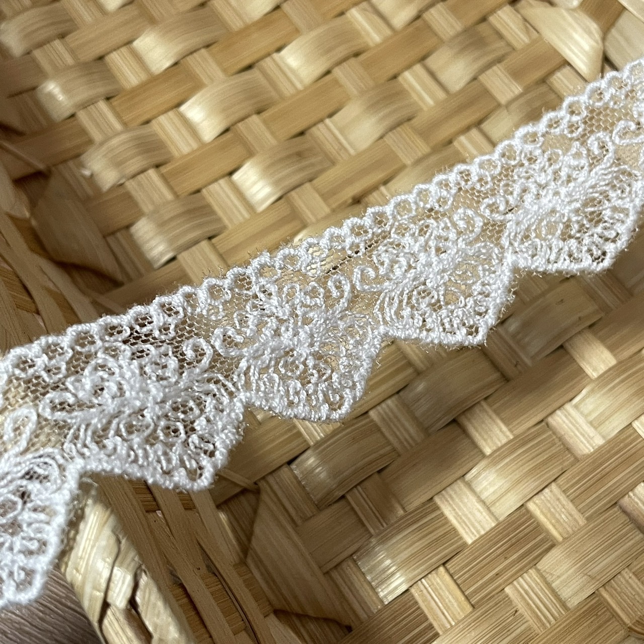 レースのお店 ななか ☆【高品質な日本製】チュールレース オフ