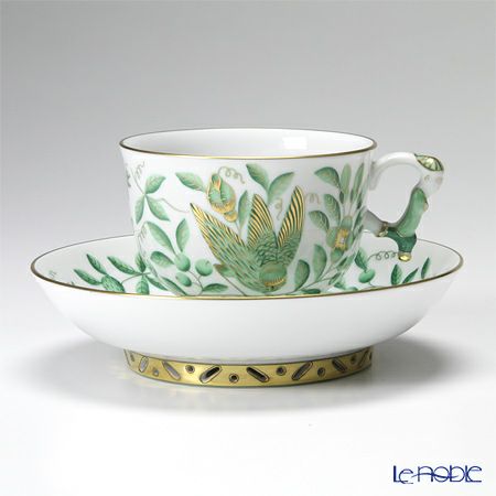 ヘレンド (HEREND) シノワズリ（中国趣味）東方の楽園 グリーン ZOVA