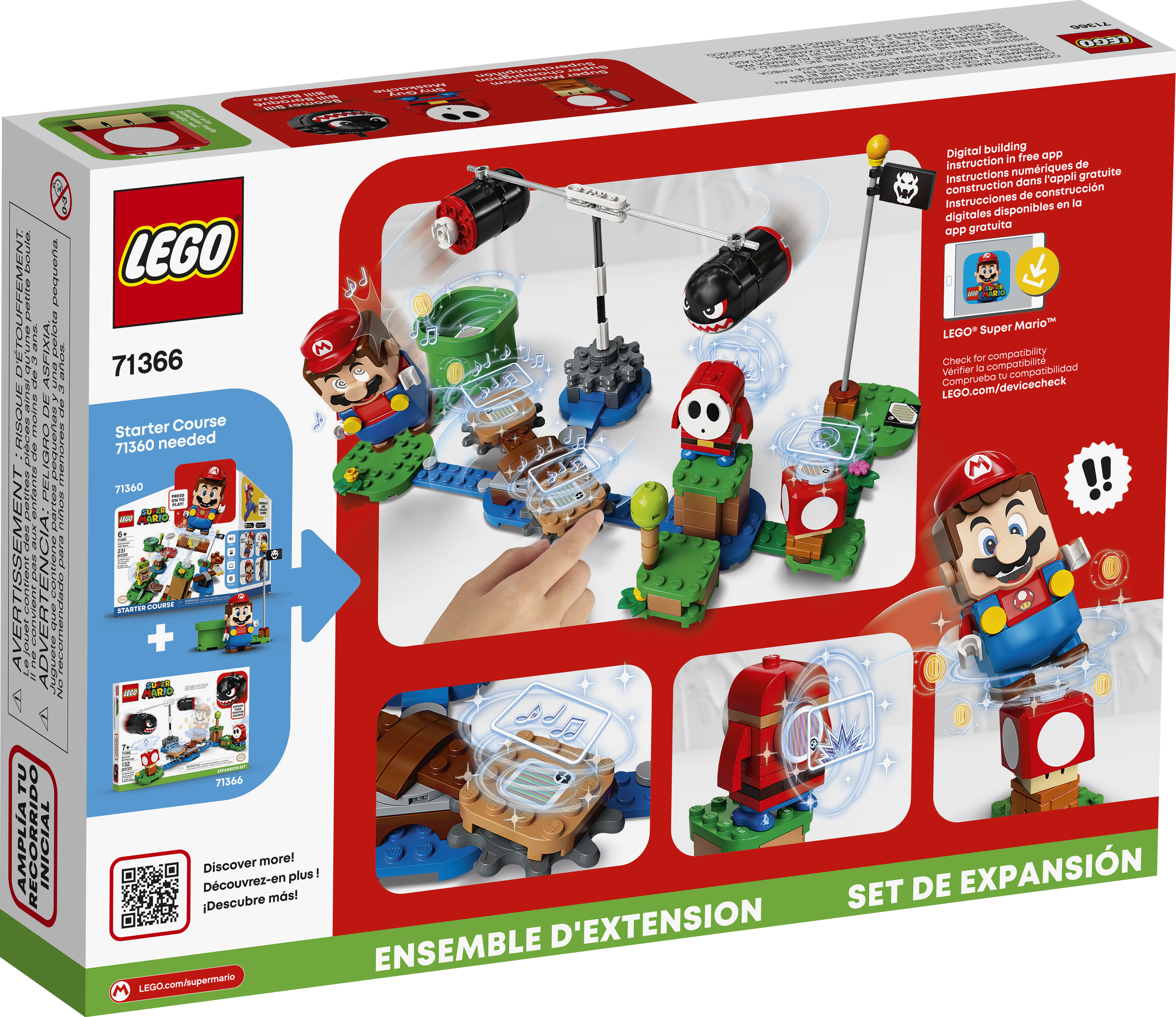 Boomer Bill Barrage Expansion Set 71366 | LEGO® Super Mario™ | Buy