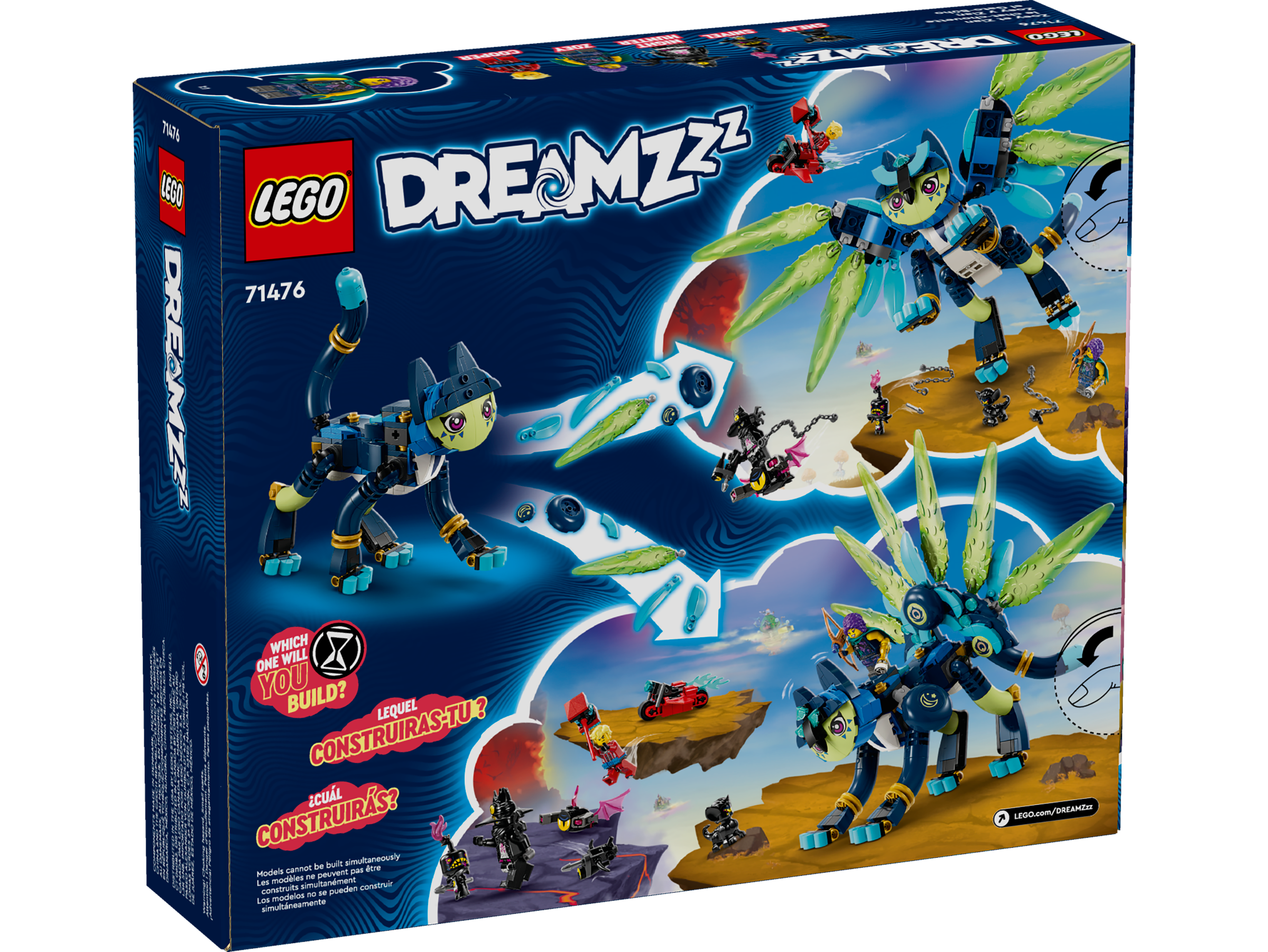 Zoey and Zian the Cat-Owl 71476 | LEGO® DREAMZzz™ | Buy online at