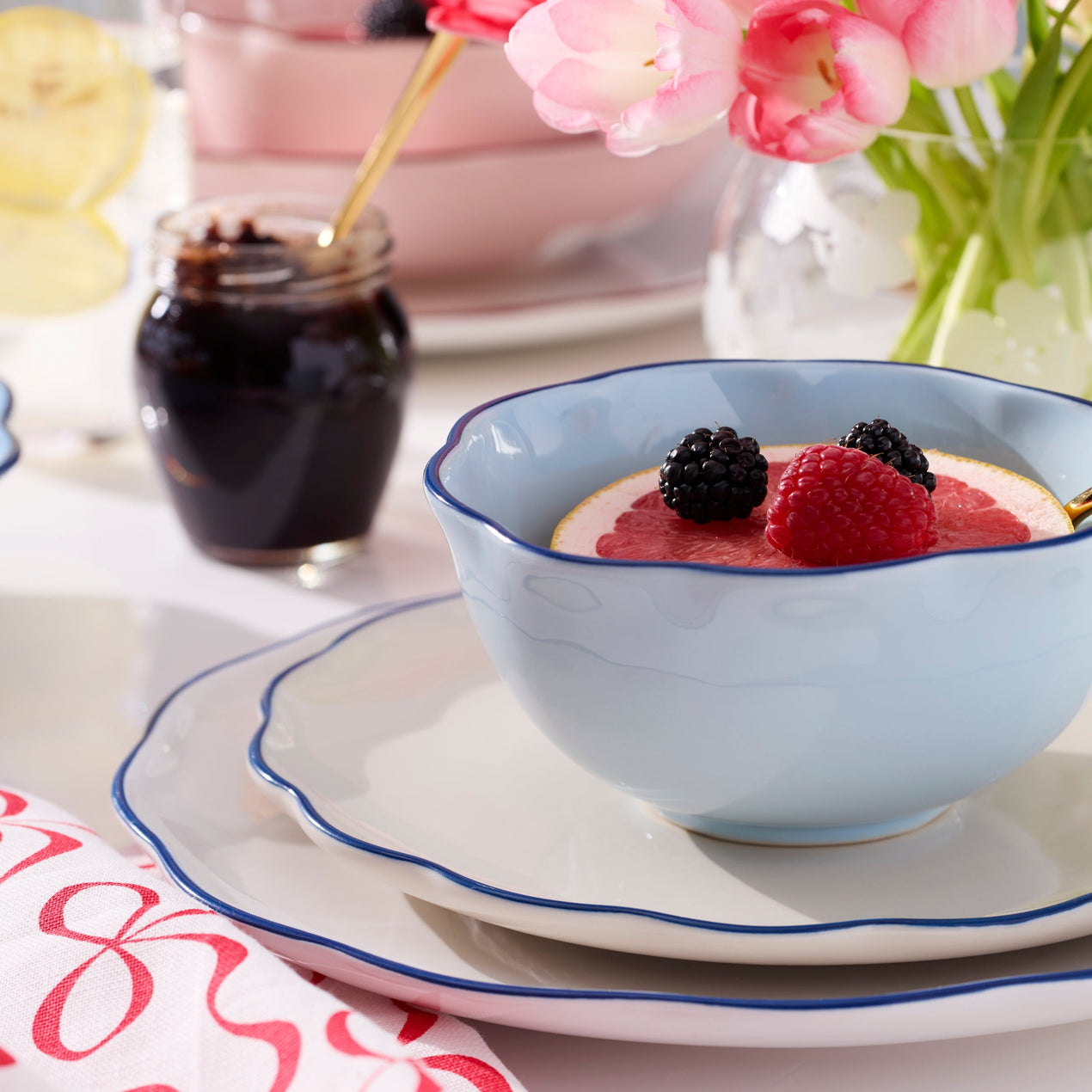 Garden Party Blue 16-Piece Dinnerware Set – Lenox Corporation