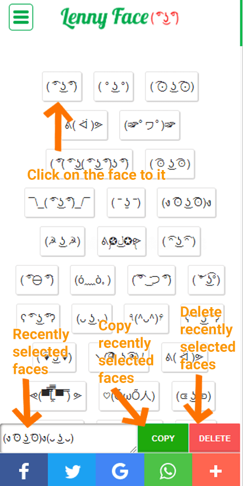 ᐈ Lenny Face ( ° ͜ʖ °) ✓ 700+ Lenny Faces and Text Faces