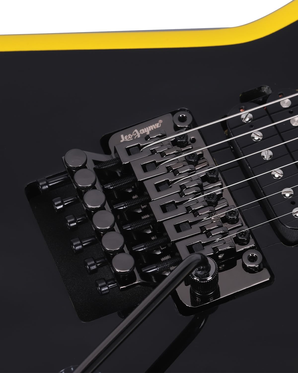 Leo Jaymz Diminator 6-String Electric Guitar, Bone Nut, 24 Fret