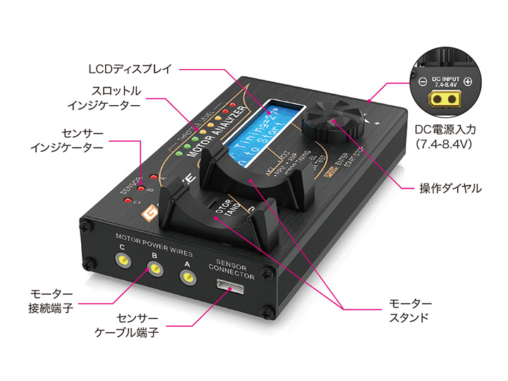 G-FORCE モーターアナライザー Motor Analyzer G0107