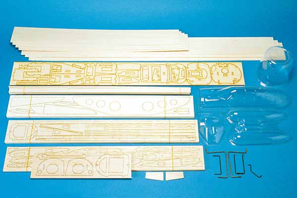 OK模型 PILOT 1/11.5 ゼロ戦 22型 バルサキット 12179 ZERO E Type22