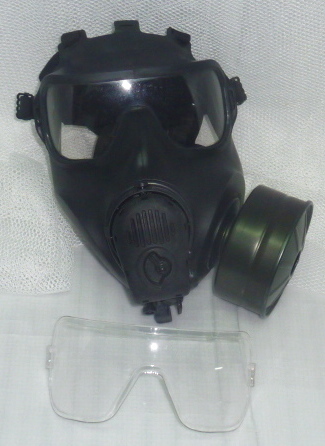 米軍実物 エボン M53 ガスマスク L ケミカル／ガスマスク