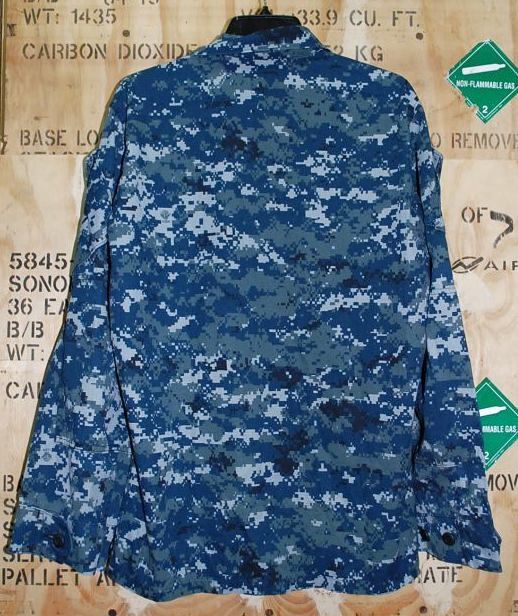 米軍実物 US NAVY, 迷彩ジャケット M-R NWU.（NAVY）