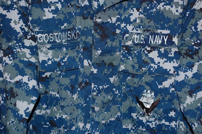 米軍実物 US NAVY, 迷彩ジャケット M-R NWU.（NAVY）